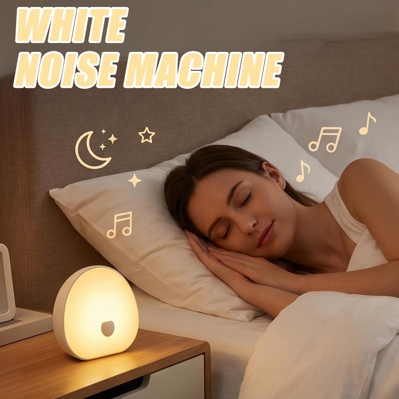 White Noise Machine Baby - RGB Sleep White Noise Machine with
