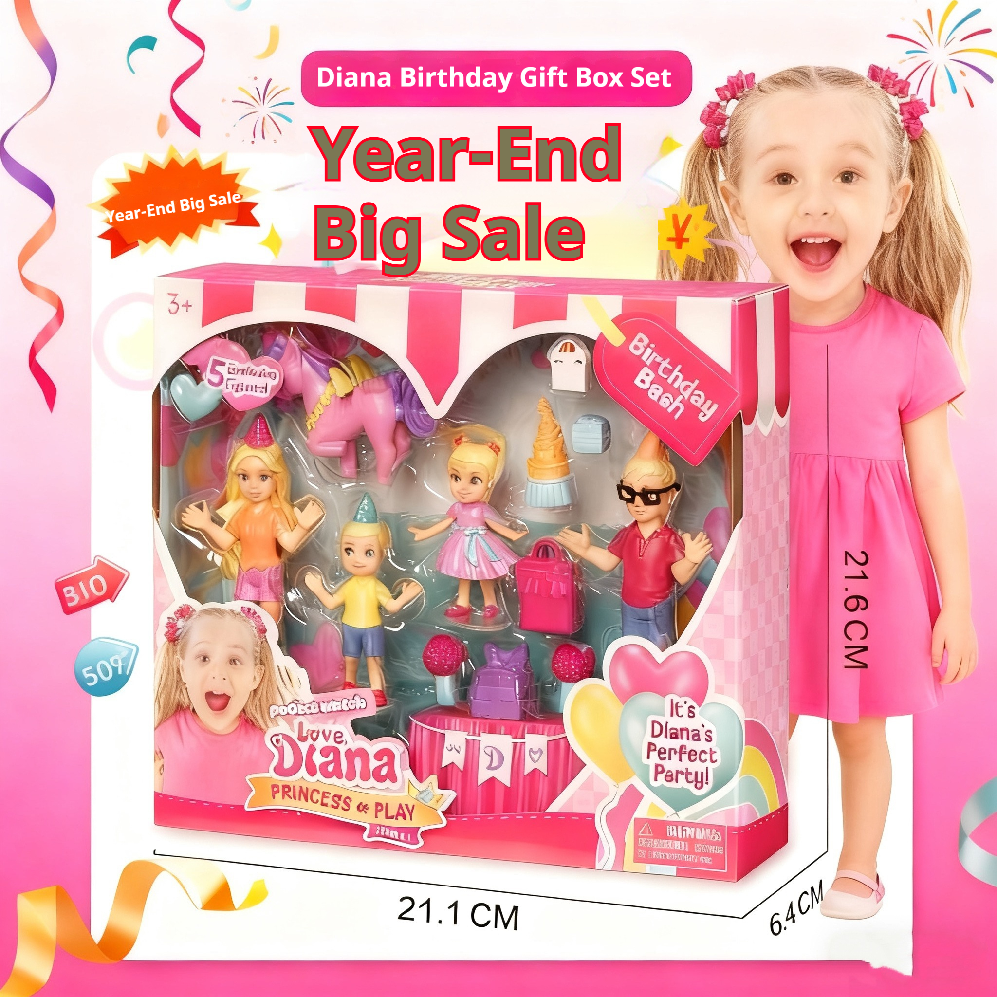 Baby Products Pack - Instock Diana Princess Dream Girl Doll