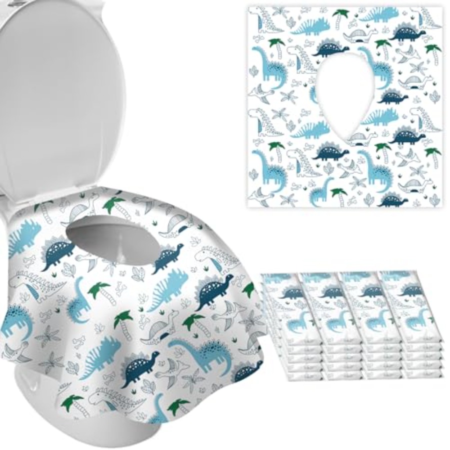 Toddler Potty Training Seat - 20 Pcs Toilet Seat Covers Disposable