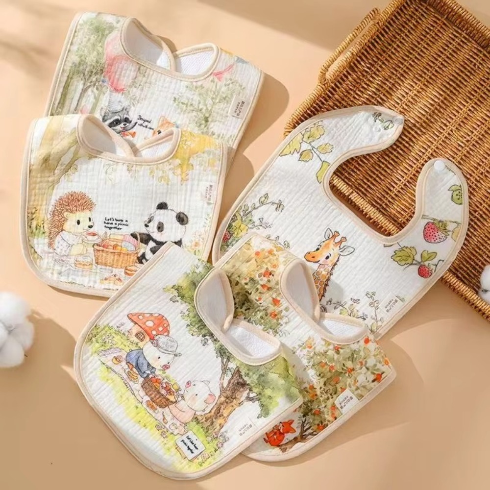 Baby Products Pack - New Cotton Baby Bibs Adjustable Neck