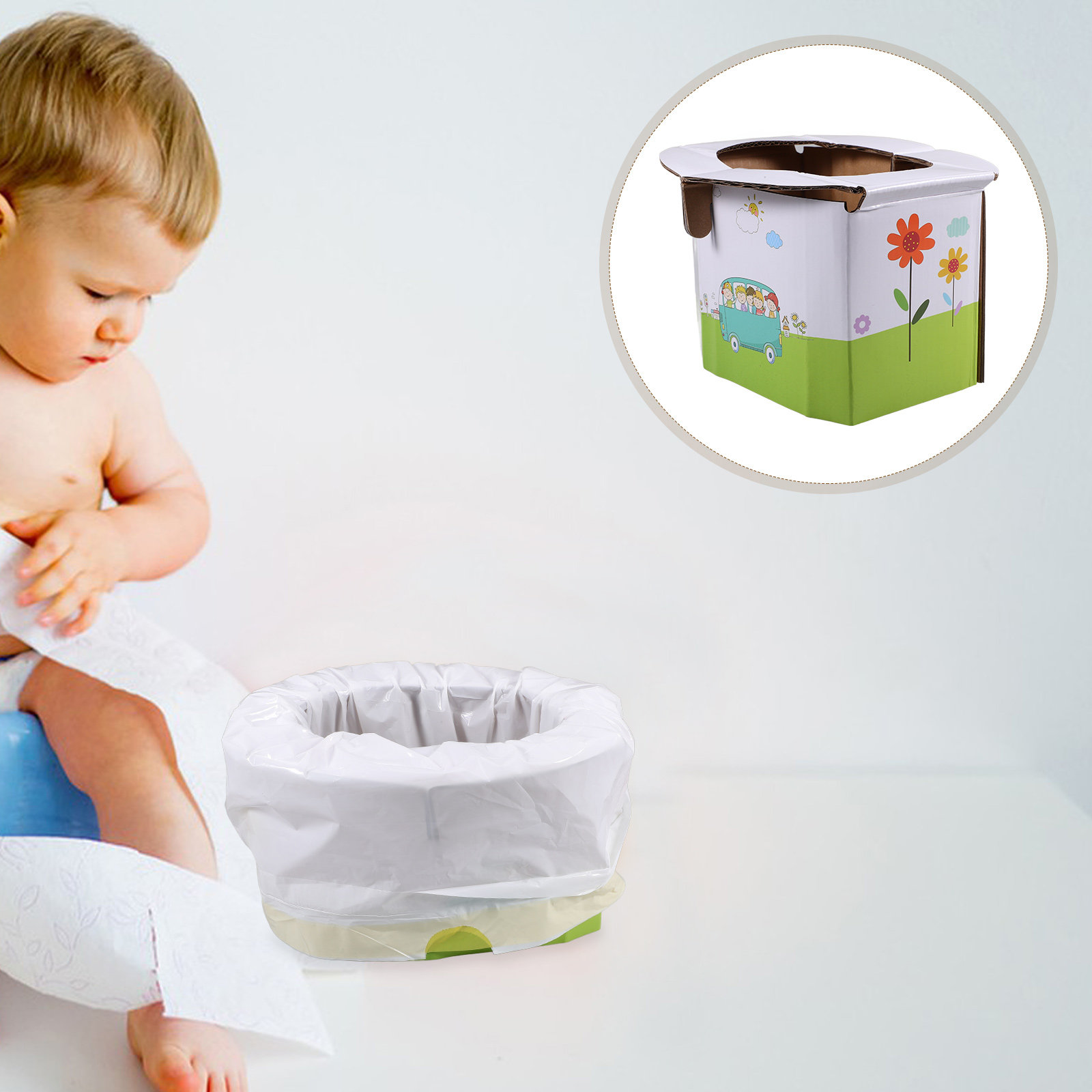 Toddler Potty Training Seat - Portable Folding Toddler Potty Seat Lightweight
