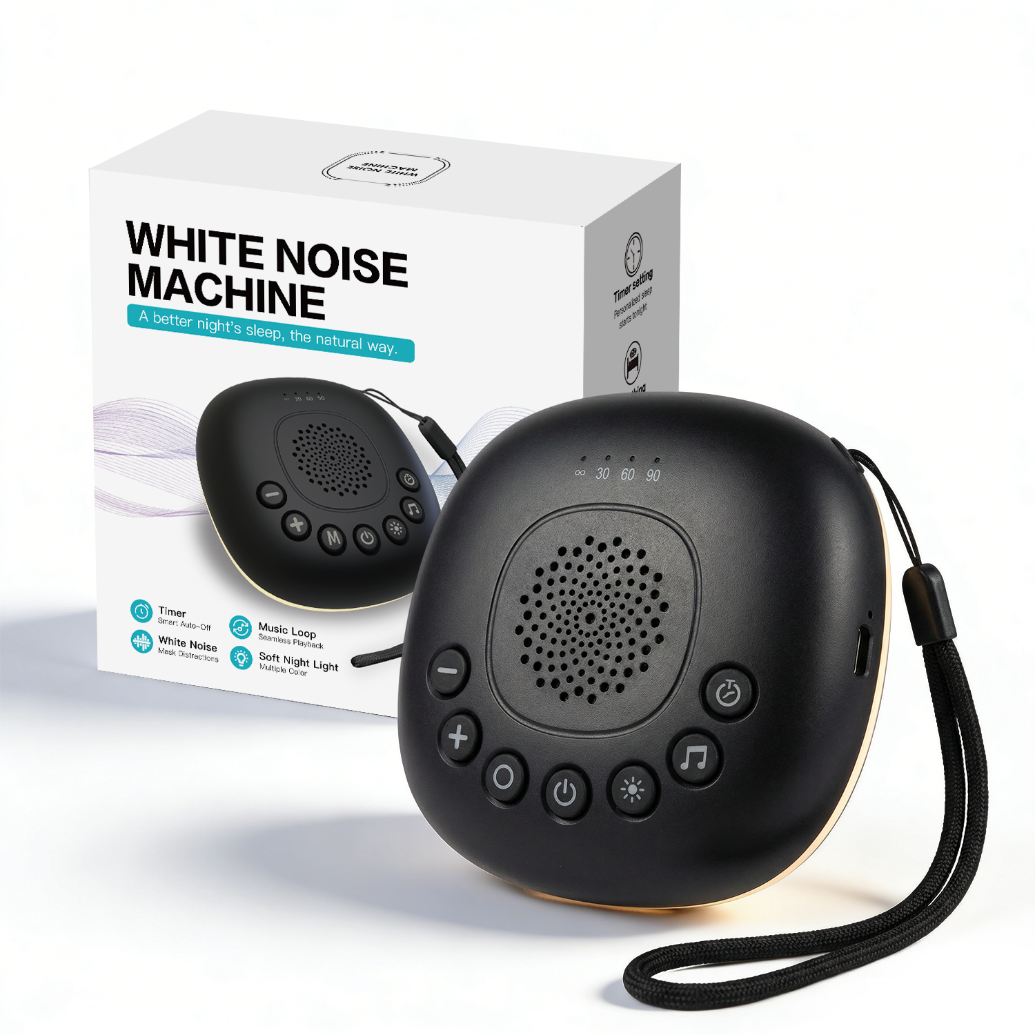 White Noise Machine Baby - White Noise Machine with 20 Soothing