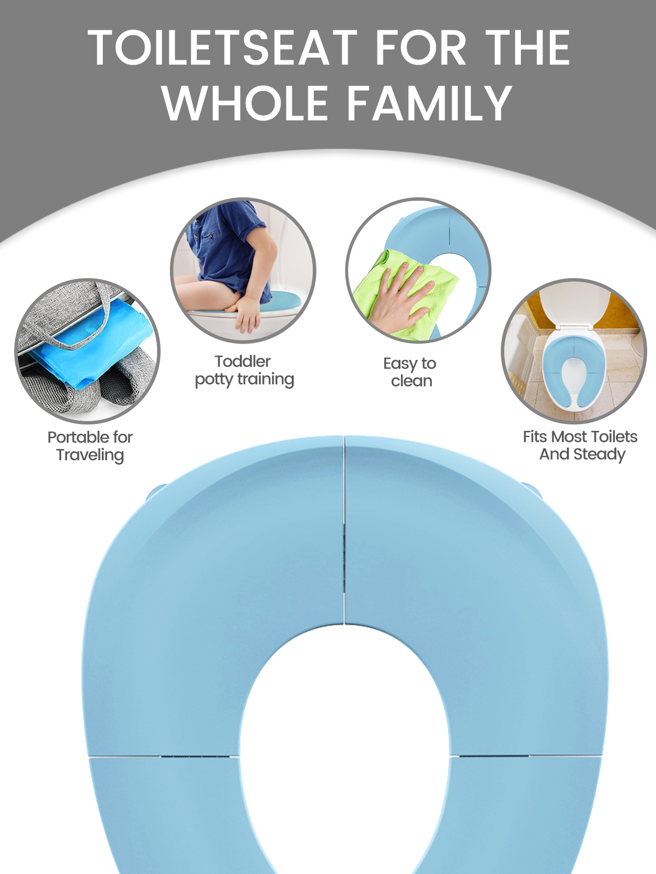 Portable Baby Travel Toilet Tr - огляд і ціна Toddler Potty Training Seat