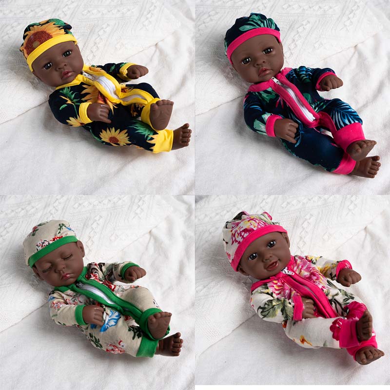 30cm Reborn Doll Black Skin So - огляд і ціна Baby Products Trending