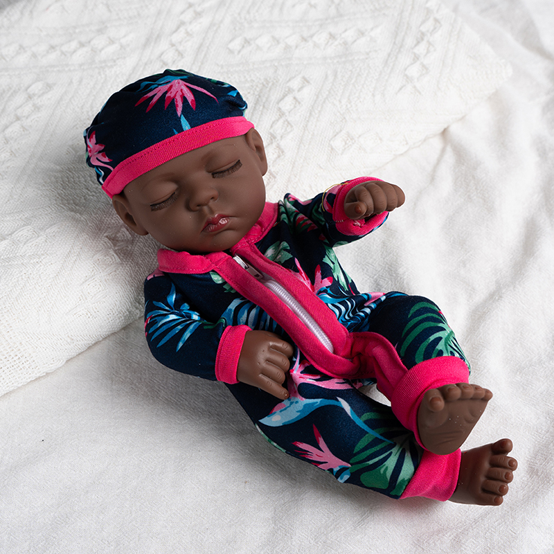 30cm Reborn Doll Black Skin So - огляд і ціна Baby Products Trending